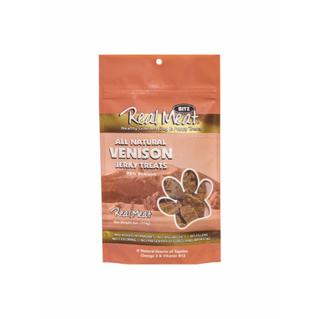 Real Meat Healthy Gourmet Dog and Puppy Treats Venison Jerky