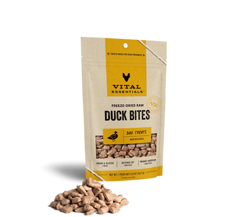 Vital Essentials Duck Bites Dog Treats