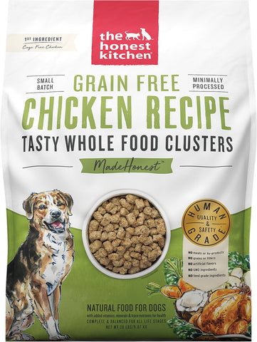 The Honest Kitchen Grain-Free Chicken Whole Food Clusters Dry Dog Food
