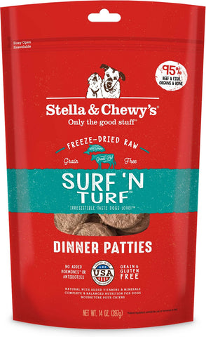 Stella & Chewy's Surf N' Turf Freeze-Dried Dog Food