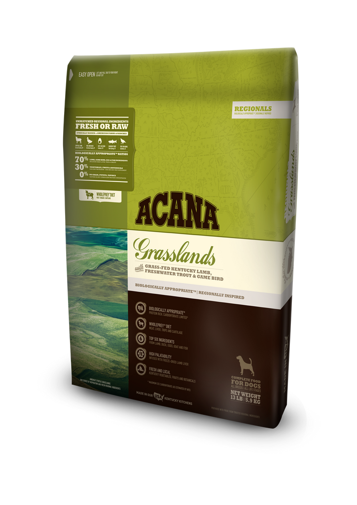 Acana grasslands hot sale dog food ingredients