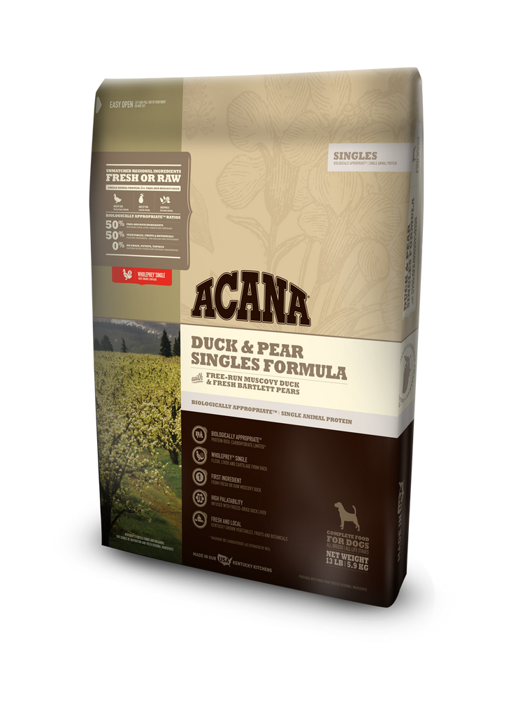 Acana duck & bartlett pear deals