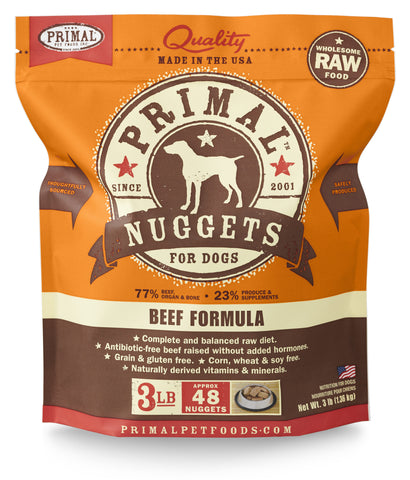 Primal Raw Frozen Canine Beef Formula