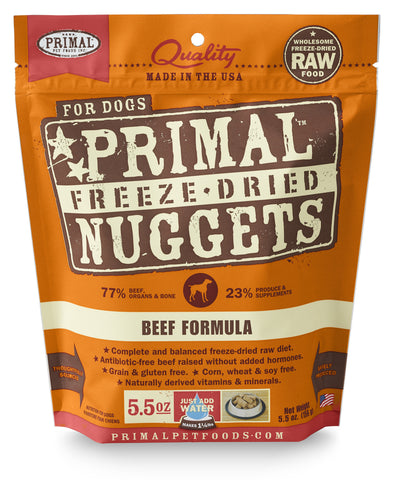 Primal Freeze-Dried Canine Beef Formula