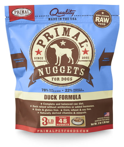 Primal Raw Frozen Canine Duck Formula