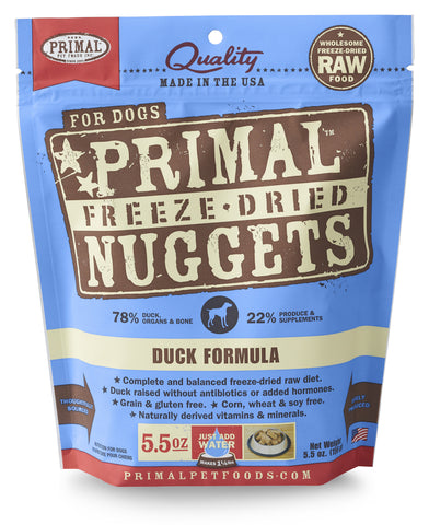Primal Freeze-Dried Canine Duck Formula