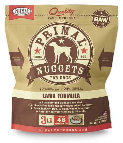 Primal Raw Frozen Canine Lamb Formula