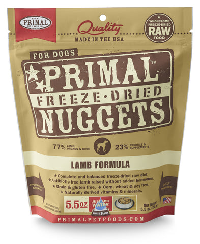 Primal Freeze-Dried Canine Lamb Formula