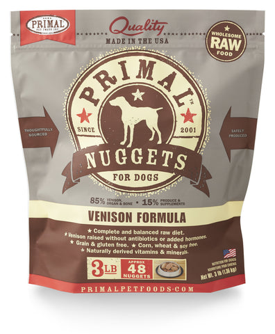 Primal Raw Frozen Canine Venison Formula