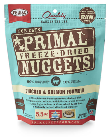 Primal Freeze-Dried Feline Chicken & Salmon Formula