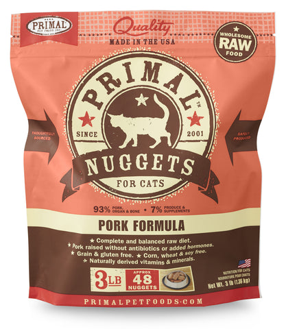 Primal Raw Frozen Feline Pork Formula