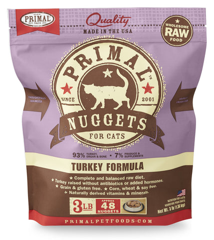 Primal Raw Frozen Feline Turkey Formula