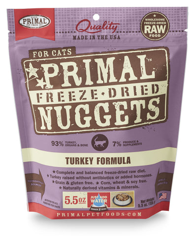 Primal Freeze-Dried Feline Turkey Formula