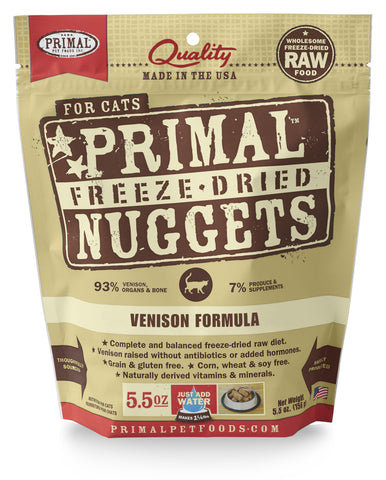 Primal Freeze-Dried Feline Venison Formula