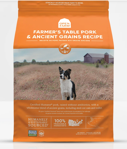 Open Farm Ancient Grains Farmer's Table Pork Dry Dog Food