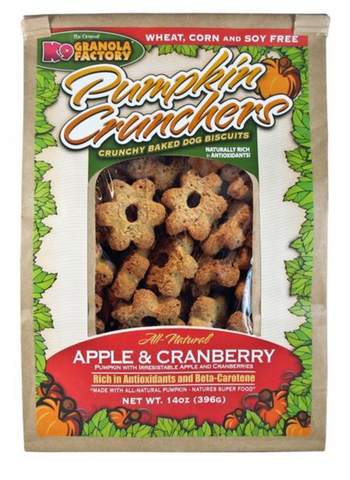 K9 Crunchers Pumpkin Apple & Cranberry Dog Treats