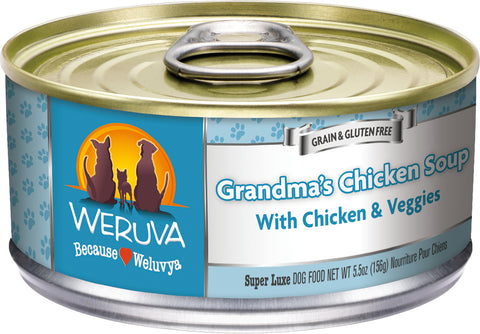 Weruva Grandma's Chicken Soup Dog Food 5.5 oz