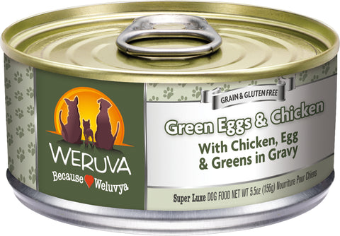 Weruva Green Eggs & Chicken Dog Food 5.5 oz