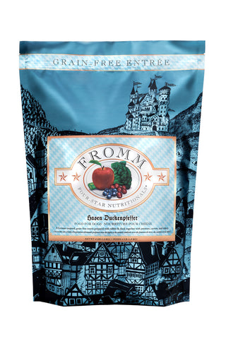 Fromm Four-Star Grain Free Hasen Duckenpfeffer Dog Food