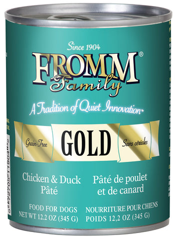 Fromm Gold  Canned Chicken & Duck Pate Dog Food