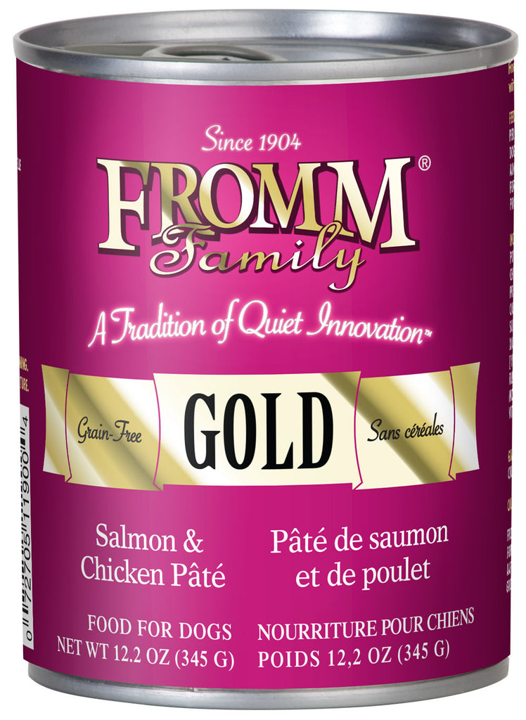 Fromm Gold Canned Salmon Chicken Pate Dog Food – Animal Crackers