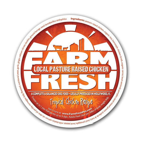 Farm Fresh Tropical Chicken Dog Food