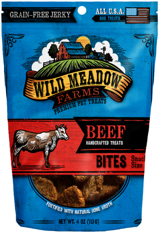 Wild Meadow Bites Beef Dog Treats