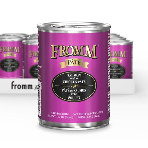 Fromm Pate Salmon & Chicken Pate Wet Dog Food