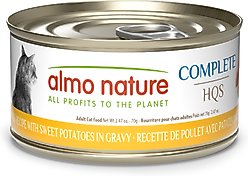 Almo Nature Complete HQS Grain-Free Chicken with Sweet Potatoes Cat Food