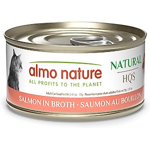 Almo Nature HQS Natural Salmon in Broth Cat Food