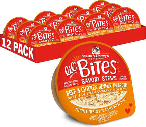 Stella & Chewy's Lil Bites Savory Stews Beef & Chicken in Broth