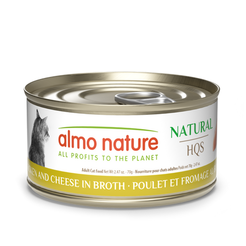 Almo Nature HQS Natural Chicken with Cheese, 70g/2.47oz