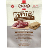 Primal Raw Frozen Canine Patties Venison Formula Dog Food