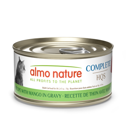 Almo Nature HQS Complete Tuna recipe with Mango in gravy, 70g/2.47oz
