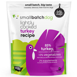 Smallbatch Lightly Cooked Turkey Recipe Frozen Dog Food