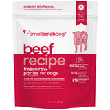 Smallbatch Beef Recipe Patties Raw Frozen Dog Food