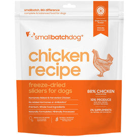 Smallbatch Chicken Recipe Sliders Freeze-Dried Dog Food