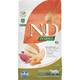 Farmina N&D Pumpkin Duck, Pumpkin and Cantaloupe Melon Recipe Adult Dry Cat Food
