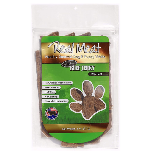 Real Meat Healthy Gourmet Dog and Puppy Treats Beef Jerky