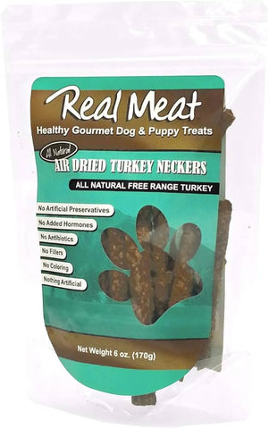 Real Meat Healthy Gourmet Dog and Puppy Treats Turkey Neckers