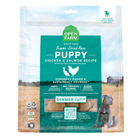 OPEN FARM FD PATTY PUP 10.5oz