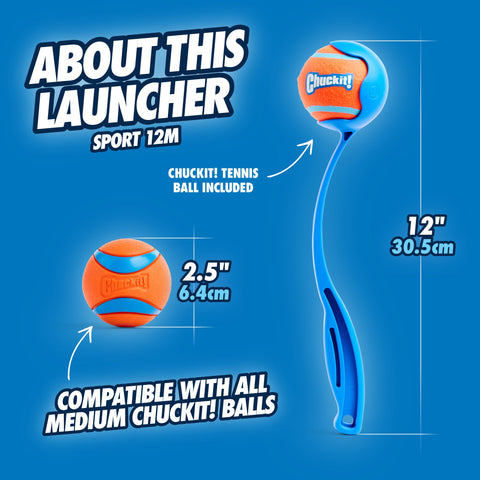 Chuckit! Sport Launcher 12M, Medium Ball