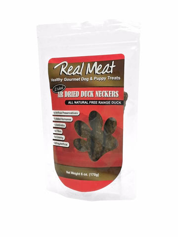 Real Meat Healthy Gourmet Dog and Puppy Treats Duck Neckers