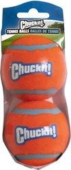 Chuckit! Double Pack Tennis Ball Dog Toy, Medium