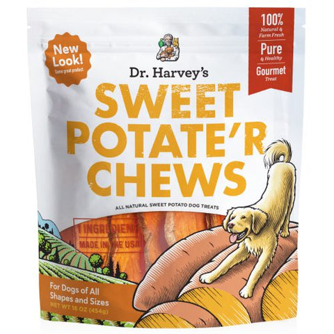 Dr. Harvey's Sweet Potate'r Chews Dog Treats