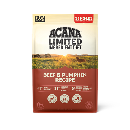 Acana Singles Beef & Pumpkin Dog Food