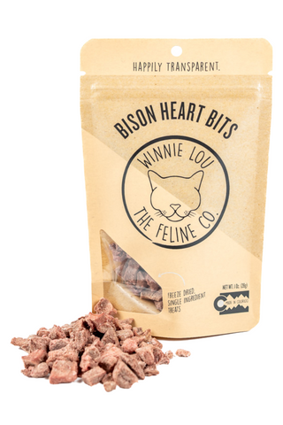 Winnie Lou Bison Heart Bits Cat Treats