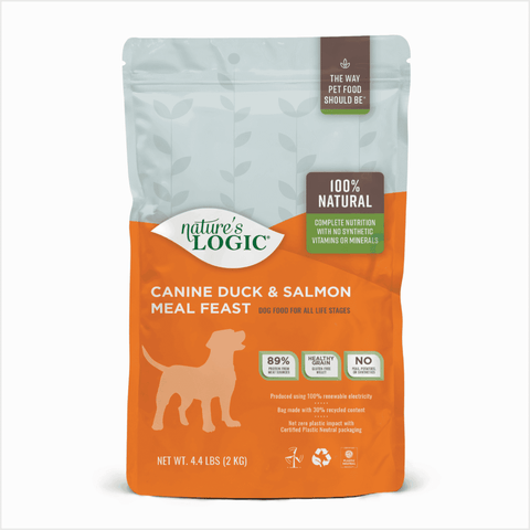 Nature's Logic Canine Duck & Salmon Meal Feast Dry Dog Food