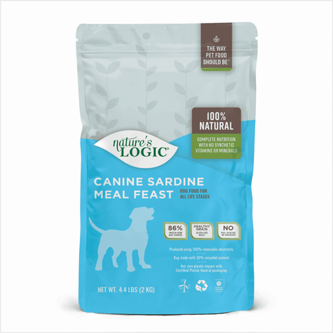 Nature's Logic Canine Sardine Meal Feast Dry Dog Food, 4.4 lb