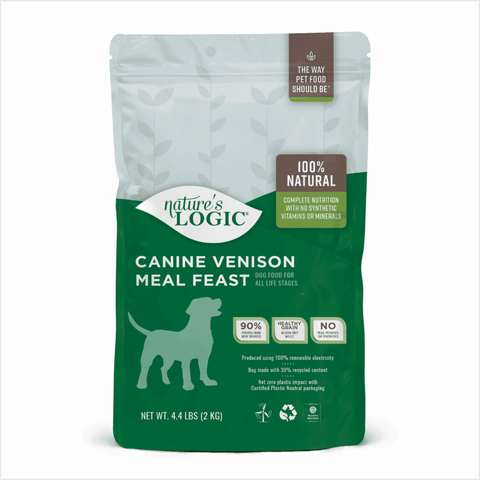 Nature's Logic Canine Venison Meal Feast Dry Dog Food, 4.4 lb